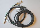 Direct Attach QSFP + Copper Cable Twinax 40GBASE-CR4 For Network