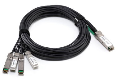 OEM / ODM QSFP + सिस्को संगत ट्रांससीवर QSFP-4SFP10G-CU3M