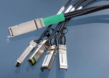 OEM / ODM QSFP + सिस्को संगत ट्रांससीवर QSFP-4SFP10G-CU3M